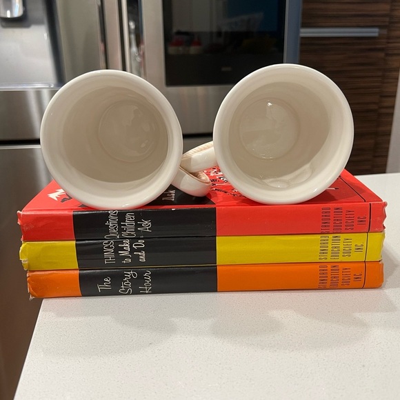 Vintage 2002 It's a Wonderful Life Mugs Angel Wings Christmas - Picture 5 of 8